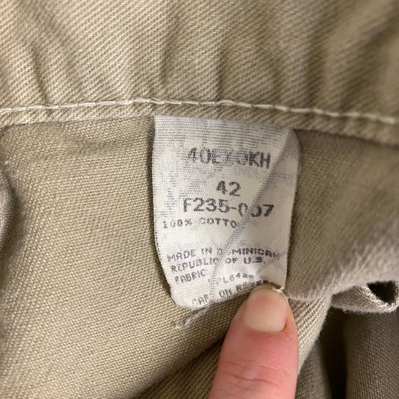 Wrangler‎ Mens Cargo Shorts Size 42 Beige Relaxed Fit Outdoor Casual Khaki - Picture 4 of 14